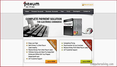 How can I open a Paxum account?